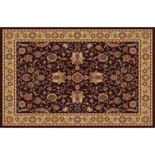 Home Dynamix Rome Brown and Gold Rectangular Indoor Woven Area Rug (Common 5 x 8; Actual 62 in W x 84 in L)
