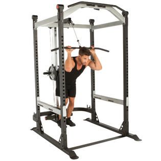 Ironman X Class Power Cage with Lat Pull Down and Low Row Cable