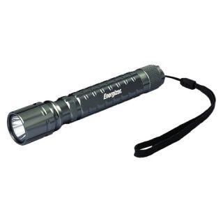 LED Flashlight with 2 AAA Batteries   Black