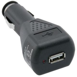 Insten Universal USB 1A Car Charger Adapter Black For HTC One M7 M8 LG Nexus 5 Samsung Galaxy S4 S5 Note 4 3 iPhone 6 5S