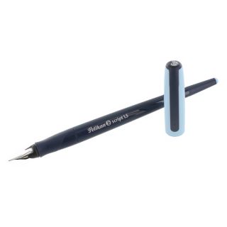 Pelikan Script 1.5 Blue Barrel 1.5mm Calligraphy Fountain Pen