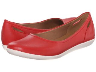 Clarks Helina Alessia Red Leather