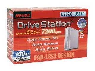 BUFFALO DriveStation 160GB USB 2.0 3.5" External Hard Drive HD HB160U2