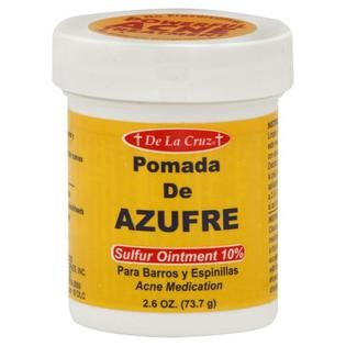 De La Cruz  Sulfur Ointment 10%, 2.6 oz (73.7 g)