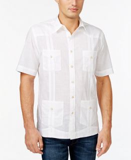 Tasso Elba Island Guayabera Short Sleeve Shirt, 