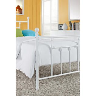 DHP  Manila Metal Bed   White, Twin