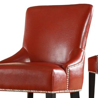 Oxford Creek  Casa Nail head Dining Chairs in Red (Set of 2)