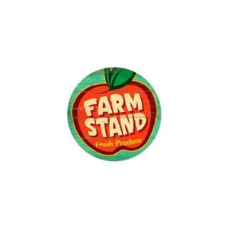 Past Time Signs RPC315 Farm Stand Food And Drink Round Metal Sign, 14 W X 14 H inch