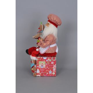 Karen Didion Christmas Gingerbread Magic Santa Figurine