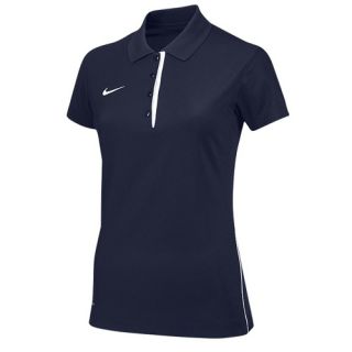 Nike Team Dedication Polo   Womens   For All Sports   Clothing   Navy/White