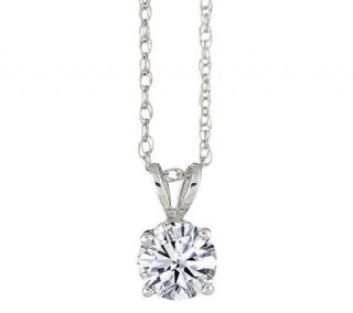 Round Solitaire Diamond Pendant, 14K, 1/10 cttwby Affinity —