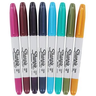Sharpie Twin tip Fashion Color Permanent Markers (Pack of 8