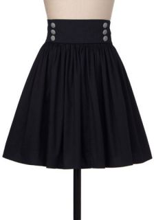 Midnight Mariner Skirt  Mod Retro Vintage Skirts