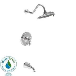 MOEN Weymouth Posi Temp 1 Handle Eco Performance Tub and Shower Trim Kit in Chrome (Valve Sold Separately) TS32104EP
