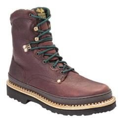 Mens Georgia Boot G83 8in Safety Toe Georgia Giant Soggy Brown Full