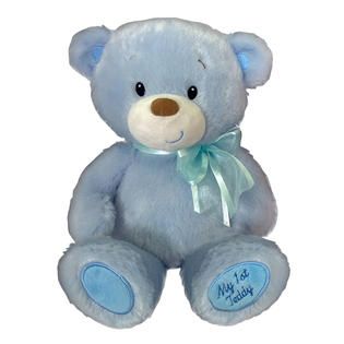 First and Main 7 Inch Baby Cuddleups Blue Teddy Bear   Toys & Games