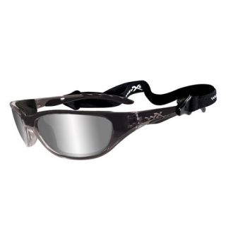 Wiley X Air Rage Polarized Sunglasses   Crystal Metallic Frame/Silver Flash Lens 412100