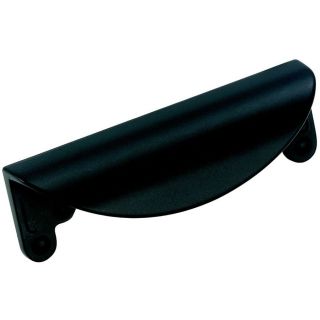 Amerock 3 in Center to Center FlatBlack Inspirations Cup Cabinet Pull