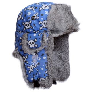 Mad Bomber Lil Skull Print Fur Trapper Hat 786693