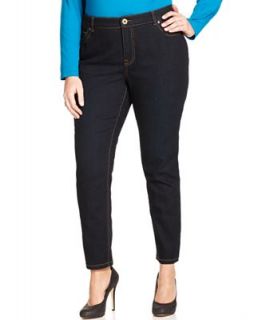 INC International Concepts Plus Size Jeans, Skinny Ankle Length
