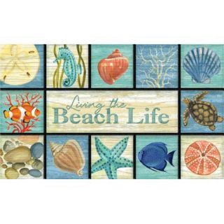 Better Homes and Gardens 18x30 Beach Life Doormat