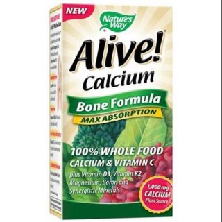 Alive Calcium Bone Formula Nature's Way 120 Tabs