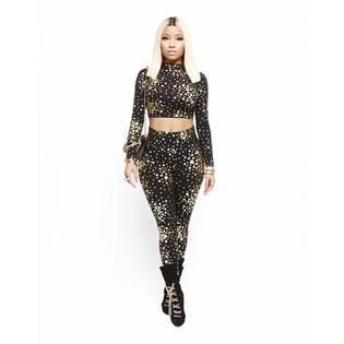 Nicki Minaj Womens Chain Pouchette Handbag   Mixed Media   Clothing