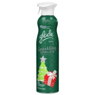 Glade Winter Collection 9.7 oz. Sparkling Spruce Holiday Scented Air Freshener Spray 647373
