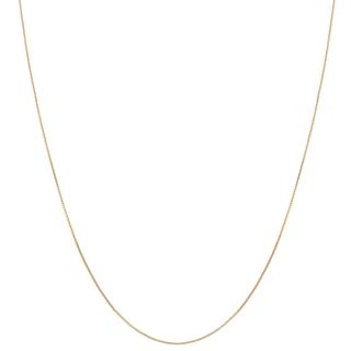 Fremada 18k Yellow Gold Box Chain (16 inches to 18 inches)  