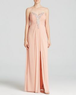 Decode 1.8 Gown   Strapless Sweetheart Neck Embellished