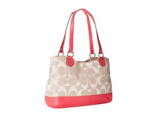 coach campbell signature twill carryall