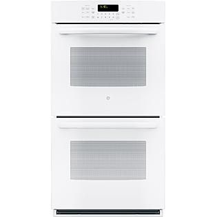 GE 27 Built In Double Wall Oven w/ True Convection   White
