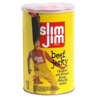 Slim Jim Beef Jerky, 24 snacks [3.8 oz (108 g)]   Food & Grocery