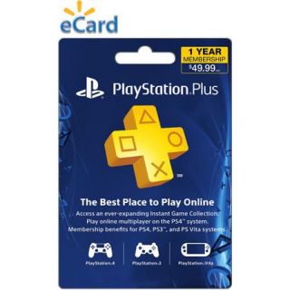 Sony PlayStation Plus 12 Month $49.99 