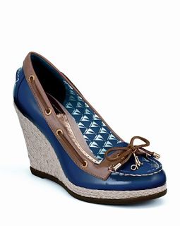 Milly for Sperry Top Sider Patent Wedges