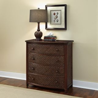 Home Styles Marco Island Drawer Chest Refined Cinnamon Finish