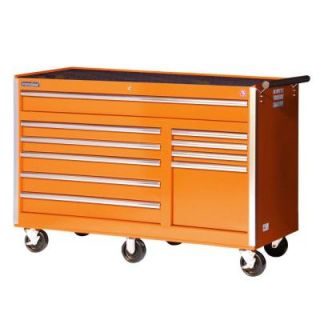 International 56 in. Tech Series 10 Drawer Tool Cabinet, Orange VRB 5610OR