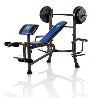 Marcy Standard Bench + 80 lb. Weight Set   Fitness & Sports   Fitness