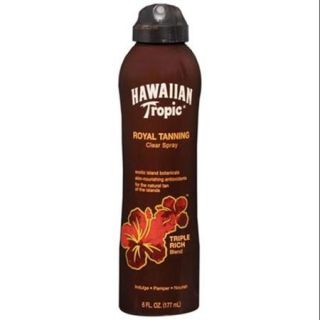 Hawaiian Tropic Royal Tanning Blend Spray 6 oz (Pack of 6)