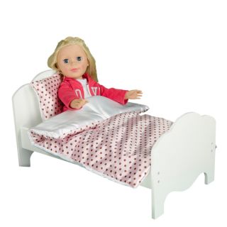 Olivias Little World Little Princess 18 inch Doll Polka Dots Bedding