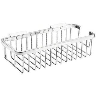 USE 12 in. Rectangular Basket in Polished Chrome DISCONTINUED 1906.01