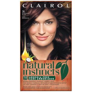CLAIROL Natural Instincts 38 Burgundy Black Hair Color 1 KT BOX