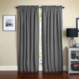 Blazing Needles 108 inch by 52 inch Twill Curtain Panels (Set of 2)