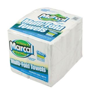 Marcal Embossed White Multi Fold Paper Towel (8 Pack) 6729