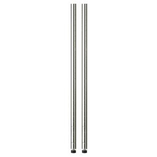 Honey Can Do 36 Chrome Pole with leg levelers   2pk   Home   Storage