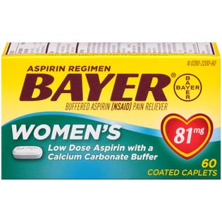 Bayer Low Dose with a Calcium Carbonate Buffer 81mg Coated Caplets
