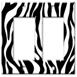 Art Plates Zebra Print 2 Rocker Wall Plate RR 50