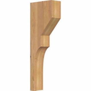 Ekena Millwork 3 1/2 in. x 8 in. x 24 in. Western Red Cedar Monterey Smooth Corbel COR04X08X24MON00SWR