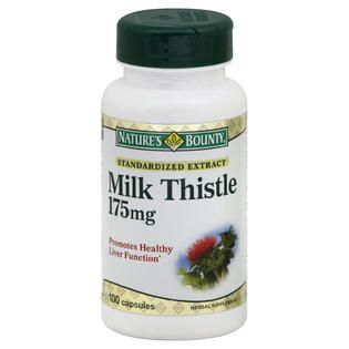 Natures Bounty  Milk Thistle, 175 mg, Capsules, 100 capsules