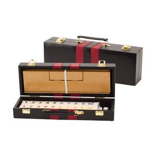 CHH Deluxe Rummy with Wooden Racks in Attache Case   Toys & Games